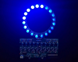 Gradient LED Water Flowing Lamp DIY Electronic Kit Fun LED Light Soldering Practice Kits